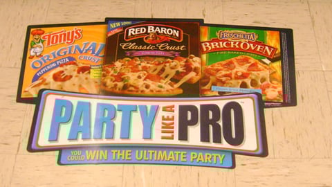 Schwan's Frozen Pizza Floor Cling