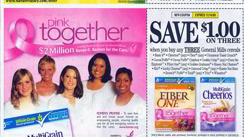 General Mills Cereal 'Pink Together' FSI