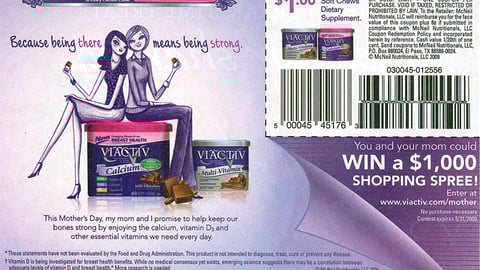 Viactiv Mother's Day FSI