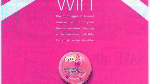 Yoplait 'Save Lids' FSI