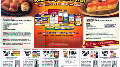 ACH Food 'Scratch, Bake & Win' FSI