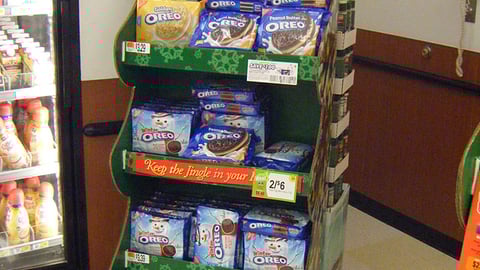 Kraft Oreo Holiday Floorstand