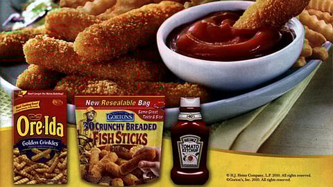 Heinz Gorton's "Great Meals' Ad