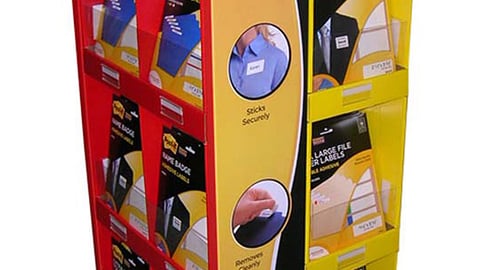 3M Back-to-School Label QTR pallet