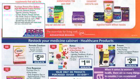 Rite Aid GlaxoSmithKline 'Advantage Brands' Feature