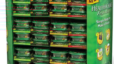 Healthy Choice Fresh Mixers Pallet Display