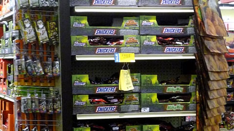 H-E-B Mars Halloween Endcap