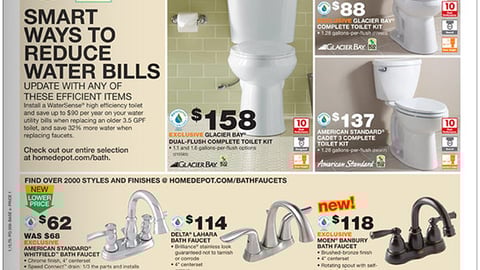 Home Depot Eco Options 'Water' Feature