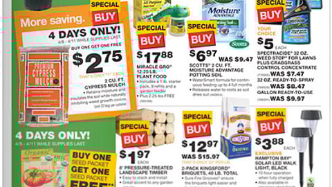 Home Depot 'Spring Black Friday' Feature