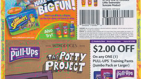 Huggies 'Potty Project' FSI