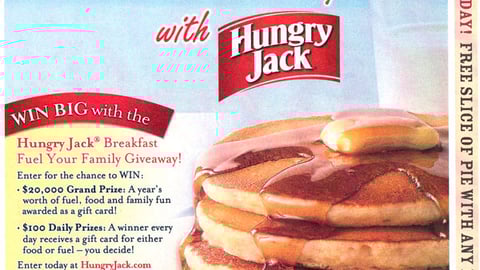 Hungry Jack 'Fuel Your Family' FSI