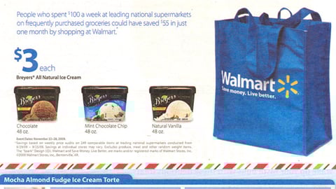 Walmart Breyers Co-Op Ad