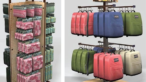 JanSport Backpack, Accessories Floorstands