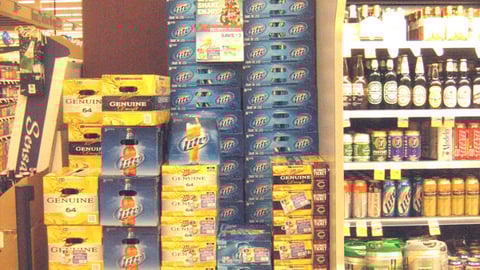 Jewel-Osco MillerCoors Case Stack