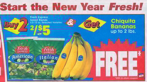 Jewel-Osco 'Free Bananas' Feature