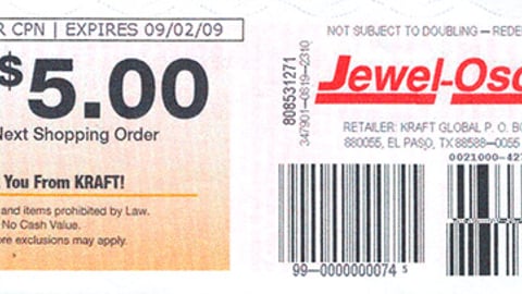 Jewel-Osco Kraft 'Free Groceries' Coupon