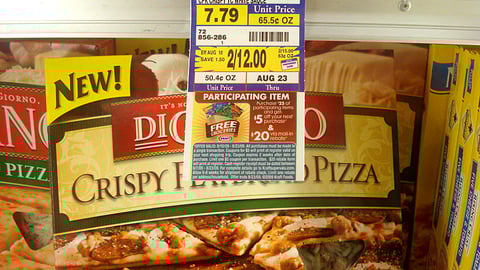 Jewel Kraft 'Free Groceries' Price Label