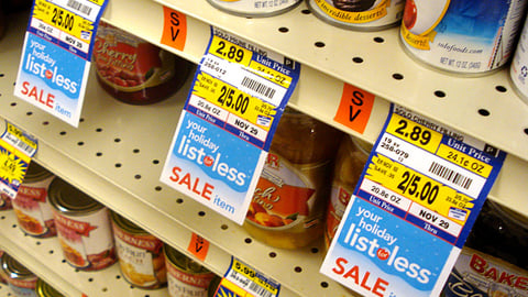 Supervalu 'Holiday List for Less' Shelf Tags