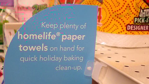 Supervalu Homelife 'Short Cut' Shelf Talker