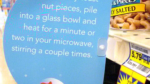 Supervalu 'Short Cut' Shelf Talker