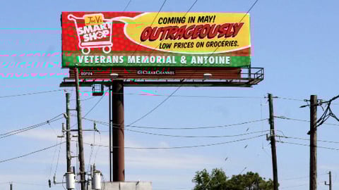Joe V's Smart Shop Billboard
