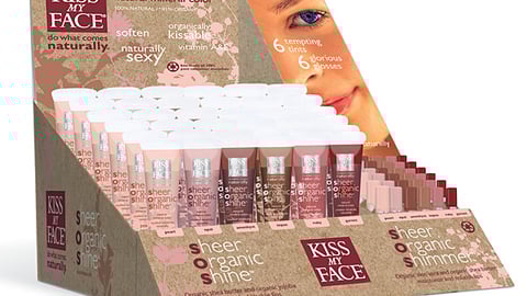 Kiss My Face Lip Balm Countertop Display