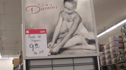 Kmart Tiny Dancer Sign