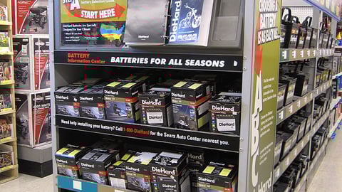 DieHard Batter Center Endcap