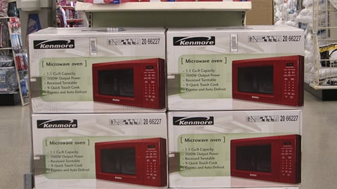 Kenmore Microwave Ovens Endcap