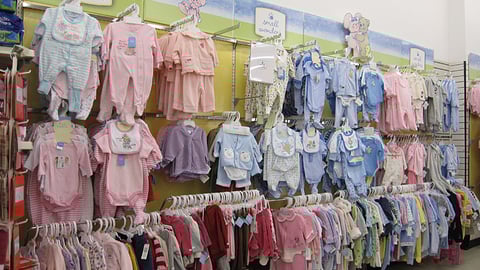 Kmart Baby Apparel Wall