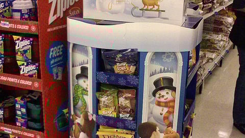 Purina Holiday Treats Floorstand