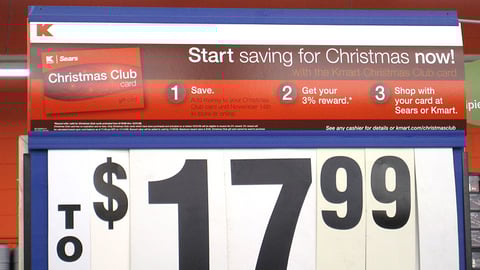 Sears/Kmart Christmas Club Card Header