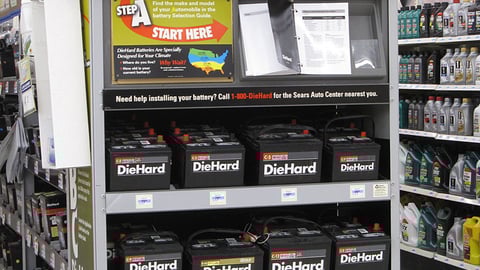 DieHard Battery Center Endcap