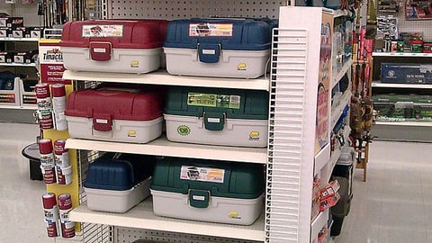 Kmart Tackle Boxes Endcap