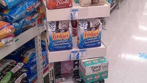 Kmart Cat Food Floostand