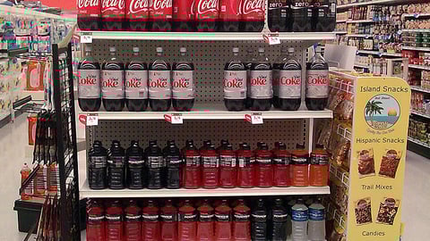 Coca-Cola Endcap