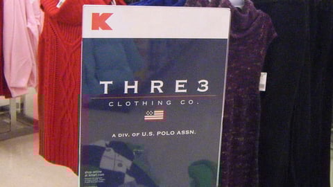 Thre3 Clothing Sign