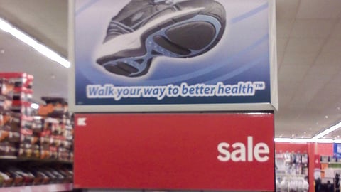 Rock-N-Fit Shoes Sign