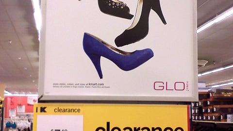 GLO Jeans Footwear Sign