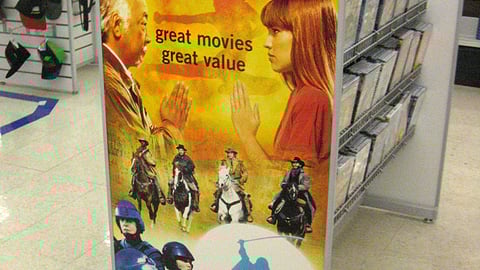 Kmart 'Great Movies' Sign
