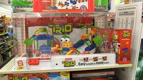 Fisher-Price Trio Shelf Display