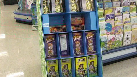 Hershey's Easter Candy Shipper