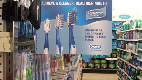 Oral-B Shelf Talker