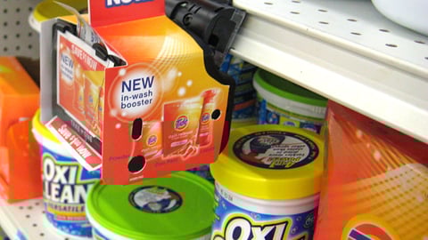 Tide In-Wash Booster Coupon Dispenser