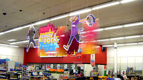 Kmart 'Ready to Rock' Ceiling Signs