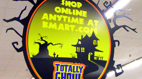 Kmart 'Totally Ghoul' Ceiling Sign
