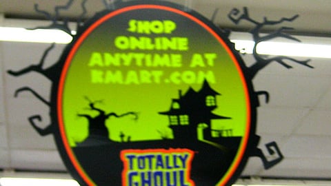 Kmart 'Totally Ghoul' Ceiling Sign