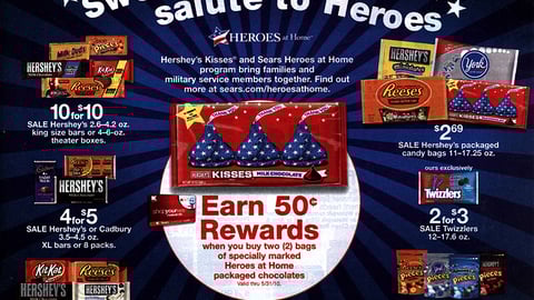 Kmart Hershey 'Salute to Heroes' Feature