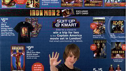 Kmart 'Iron Man 2' Merchandise Feature