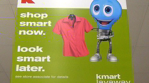 Kmart Layaway Ceiling Sign